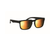 UV400 sunglasses with mirrored lenses and matte frame colour orange
