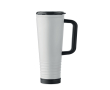 Stainless steel double-wall thermal tumbler with built-in speaker 700 ml colour off white