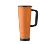 Stainless steel double-wall thermal tumbler with built-in speaker 700 ml colour orange