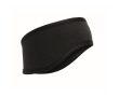 Soft fleece headband for cold weather 280 g/m² colour black