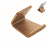 Walnut and poplar wooden phone stand for desk colour wood