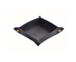 Foldable PU tray with buckles for keys and everyday items colour bondi blue