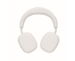 Wireless over-ear headphones with hands-free and rechargeable battery colour off white