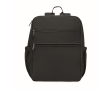 Water-repellent nylon travel backpack with multiple pockets 20L colour black
