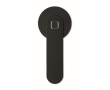 Aluminium magnetic phone holder with metal ring colour black