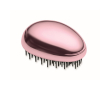 Plastic and aluminium hairbrush with detangling function colour pink