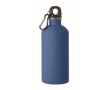 Leakproof recycled stainless steel bottle with rubberised finish 500ml colour bondi blue