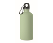 Leakproof recycled stainless steel bottle with rubberised finish 500ml colour mint green