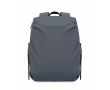 Water-repellent nylon laptop backpack compatible with 16\" colour matt black
