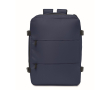 Expandable cabin backpack in RPET 600D with multiple pockets 20 L colour bondi blue