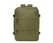 Expandable cabin backpack in RPET 600D with multiple pockets 20 L colour military green