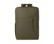 RPET backpack with PU coating for laptops up to 15'' colour military green