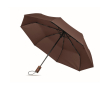 Wind-resistant automatic polyester folding umbrella Ø94 colour brown