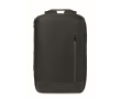 Laptop backpack with PU details and trolley strap 15'' colour black