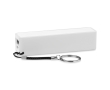 External power bank on a key fob, 2,200 mAh colour white