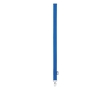 RPET lanyard with metal carabiner and safety clasp, 20mm colour royal blue