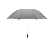 Elegant windproof umbrella, 190T pongee, rubber handle, Ø116 colour matt silver