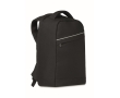 RPET laptop backpack 13\" with padded straps colour black