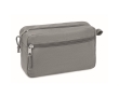 Eco toiletry bag made of hemp. Go green, 200 g/m2 colour grey