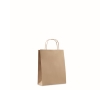 Small recycled paper bag in many colours, 90 g/m2 colour beige