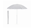 Parasol made of polyester, for summer trade fairs colour grey