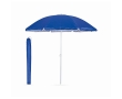 Parasol made of polyester, for summer trade fairs colour royal blue