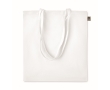 Economical organic tote bag in organic colours, 140 g/m2 colour white