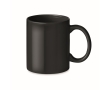 Economical ceramic coffee mug, 300 ml colour black