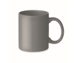 Economical ceramic coffee mug, 300 ml colour grey