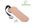 Sustainable affordable bookmark with pine seeds colour beige