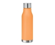 Translucent, frosted, smooth bottle in many colours, 600 ml colour transparent orange