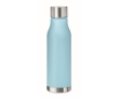 Translucent, frosted, smooth bottle in many colours, 600 ml colour transparent light blue