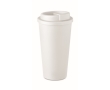 Double-walled coffee mug to go made of PP, 475 ml colour white
