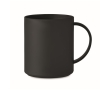 Essential plastic coffee cup, for promotions, 300 ml colour black