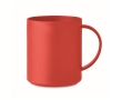 Essential plastic coffee cup, for promotions, 300 ml colour red