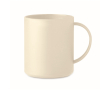 Essential plastic coffee cup, printed for promotions, 300 ml colour beige