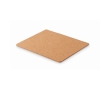 Rectangular mousepad made of cork colour beige