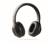 Foldable Bluetooth headphones in a cotton bag colour black