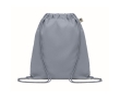 High-quality drawstring bag made of organic cotton, 140 g/m2 colour pastel blue