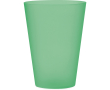 Sustainable, reusable cup made of PP for events, 300 ml colour transparent green