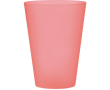 Sustainable, reusable cup made of PP for events, 300 ml colour transparent red