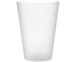 Sustainable, reusable cup made of PP for events, 300 ml colour transparent white