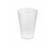 Sustainable, reusable cup made of PP for events, 300 ml colour transparent white