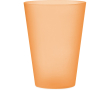 Sustainable, reusable cup made of PP for events, 300 ml colour transparent orange