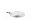 Wireless phone charger bright design with blue light indicator colour white