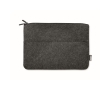 Zippered laptop sleeve in RPET felt, 14\" colour dark grey