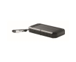 Power bank with solar charge, LED lights & carabiner, 8,000 mAh colour black