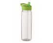 Bottle with foldable mouthpiece made of PP with straw, 650 ml colour lime