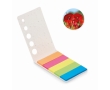 Post-it notes and flower seeds for sustainable advertising colour white