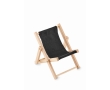 Original mobile phone stand in a deck chair shape colour black